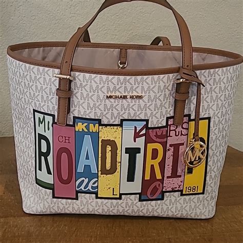 michael kors desert road trip bag|Michael Kors Desert Road Trip Jet Set Travel Extra Small Tote.